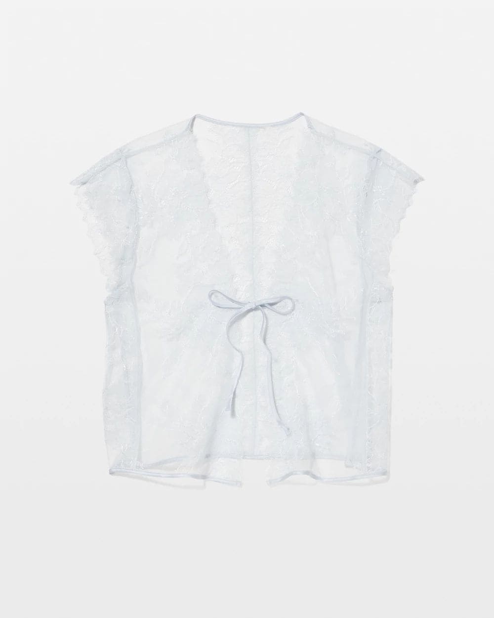 Lace Tie Front Top | Soma